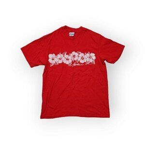 Vintage 90s Hawaii Floral T Shirt Mens‎ Medium / Large